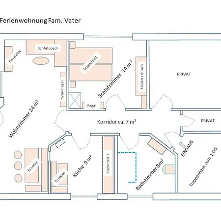 Helle & Geraeumige Fewo Mit Sued-Balkon Im Elbtal *